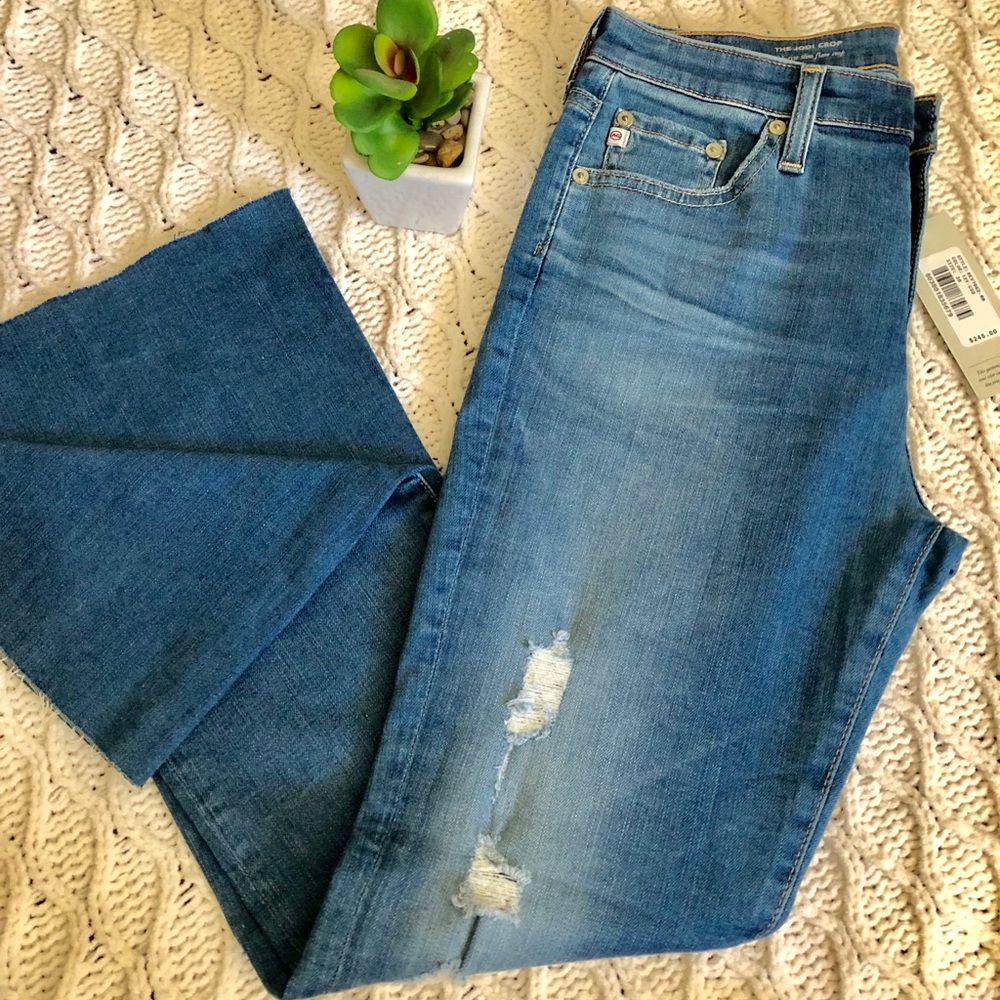 👖🌷AG Adriano Goldschmied crop jean !!!!🌷👖
